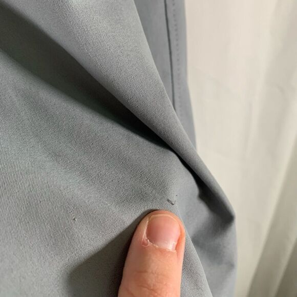 Under Armour Golf Pants Men's 36x30 Solid Grey Chino Pockets Button Zip - Picture 8 of 12